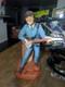 Vintage 1981 Alpha Industries John Lennon Liquor Decanter Music Box Original Box