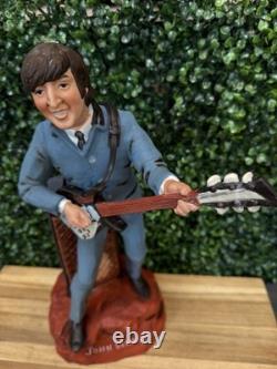 Vintage 1981 Alpha Industries John Lennon Liquor Decanter Music Box Original Box