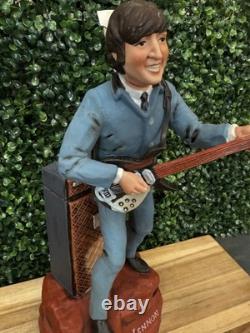 Vintage 1981 Alpha Industries John Lennon Liquor Decanter Music Box Original Box