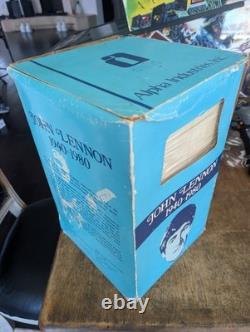 Vintage 1981 Alpha Industries John Lennon Liquor Decanter Music Box Original Box