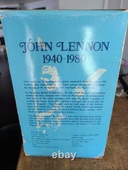 Vintage 1981 Alpha Industries John Lennon Liquor Decanter Music Box Original Box
