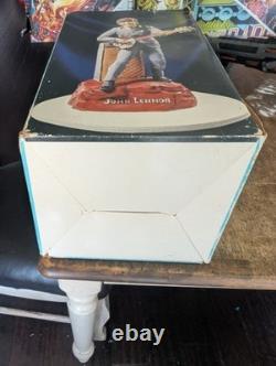 Vintage 1981 Alpha Industries John Lennon Liquor Decanter Music Box Original Box