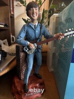 Vintage 1981 Alpha Industries John Lennon Liquor Decanter Music Original Box