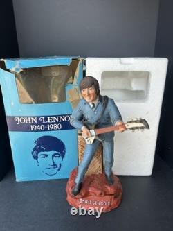 Vintage 1981 Alpha Industries John Lennon Liquor Decanter Music With Original Box