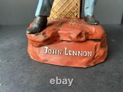 Vintage 1981 Alpha Industries John Lennon Liquor Decanter Music With Original Box