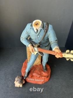 Vintage 1981 Alpha Industries John Lennon Liquor Decanter Music With Original Box