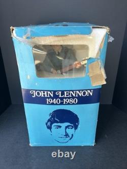 Vintage 1981 Alpha Industries John Lennon Liquor Decanter Music With Original Box