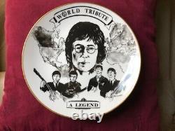 Vintage 1981 The Beatles John Lennon World Tribute Plate By Hackett American