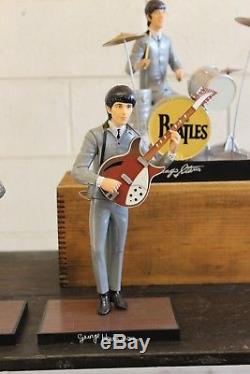 Vintage 1991 Beatles Hamilton Figures Dolls John Lennon Paul Ringo George EXC
