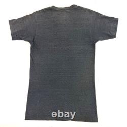 Vintage 70s 80s John Lennon T Shirt Medium Thin Distressed Black Beatles Band