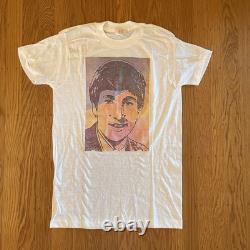 Vintage 70s NWOT Andy Warhol John Lennon Beatles Single Stitch Tee Shirt Size M