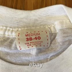 Vintage 70s NWOT Andy Warhol John Lennon Beatles Single Stitch Tee Shirt Size M