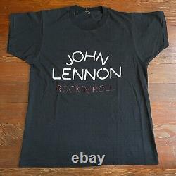 Vintage 80's John Lennon Rock N Roll Tee You Shoulda Been There The Beatles