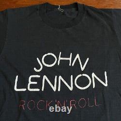 Vintage 80's John Lennon Rock N Roll Tee You Shoulda Been There The Beatles