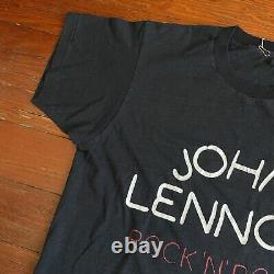 Vintage 80's John Lennon Rock N Roll Tee You Shoulda Been There The Beatles