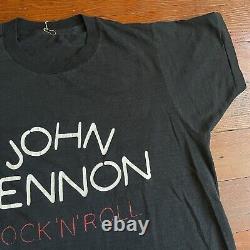 Vintage 80's John Lennon Rock N Roll Tee You Shoulda Been There The Beatles
