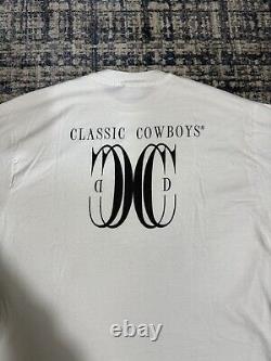 Vintage 80s 90s John Lennon Classic Cowboys Collection T Shirt XL Beatles Warhol