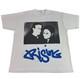 Vintage 80s 90s Yoko Ono & John Lennon Beatles Rising T Shirt White XL