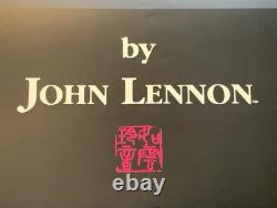 Vintage 80s John Lennon Wearable Art Poster Marigold NYC Chop Spot Gloss Beatles