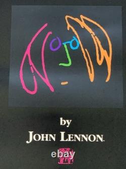 Vintage 80s John Lennon Wearable Art Poster Marigold NYC Chop Spot Gloss Beatles