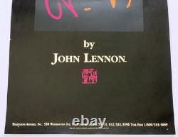 Vintage 80s John Lennon Wearable Art Poster Marigold NYC Chop Spot Gloss Beatles