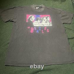 Vintage 80s official THE BEATLES T-Shirt tee XL rock paul mccartney john lennon