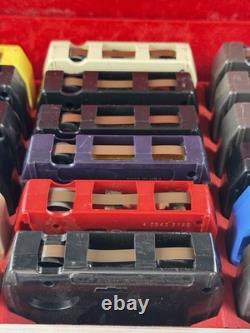 Vintage 8-Track Tape Lot (25 pcs) with Case Elvis, Beatles, John Lennon