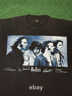 Vintage 90s Beatles John Lennon Paul McCartney Boxy PERFECT FIT XL Band T Shirt