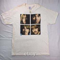 Vintage 90s The Beatles Band T-Shirt Apple Hanes XL John Lennon McCartney NWT