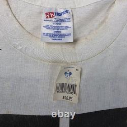 Vintage 90s The Beatles Band T-Shirt Apple Hanes XL John Lennon McCartney NWT