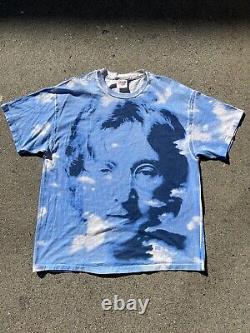 Vintage 90s The Beatles T-shirt Adult XL AOP All Over Print Band John Lennon