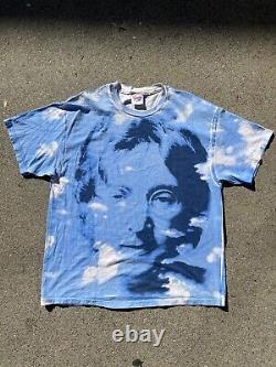 Vintage 90s The Beatles T-shirt Adult XL AOP All Over Print Band John Lennon