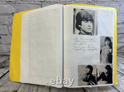 Vintage BEATLES John Lennon Fan Made Scrapbook 11 Pages Mid 1960s