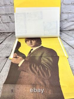 Vintage BEATLES John Lennon Fan Made Scrapbook 11 Pages Mid 1960s