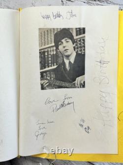 Vintage BEATLES John Lennon Fan Made Scrapbook 11 Pages Mid 1960s