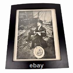 Vintage Beatles John Lennon Framed Picture VOX Rickenbacker 12x10