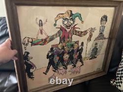 Vintage Beatles John Lennon I Am The Walrus Lyrics Art Picture Signed Rare Read