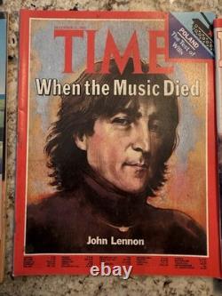 Vintage Beatles & John Lennon Magazine Lot Rolling Stone Time People