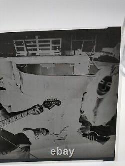 Vintage Beatles John Lennon Playing Guitar withWife Yoko Ono 8x10 Negative Photo