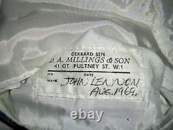 Vintage Beatles John Lennon White Suit Extremely Rare D. A. Millings & Son