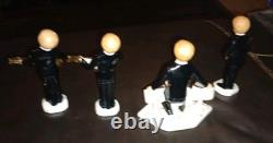 Vintage Beatles Porcelain Figurines Paul McCartney, John Lennon George Ringo Set