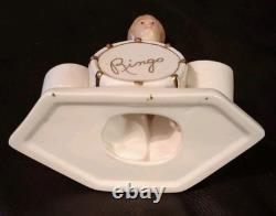 Vintage Beatles Porcelain Figurines Paul McCartney, John Lennon George Ringo Set