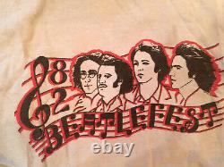 Vintage Beatles shirt Beatlefest 1982 Size L John Lennon Paul McCartney