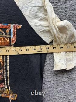 Vintage John Lennon Beatles Memorial 1980's Raglan T-Shirt Mens Size M