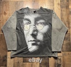 Vintage John Lennon Big Face Sweater Rare Canada XL Avanti One Of A Kind Beatles