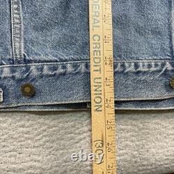 Vintage John Lennon Denim Jacket Mens Small Blue Imagine The Beatles 90s Trucker
