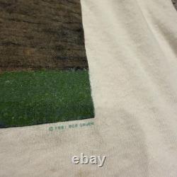 Vintage John Lennon Imagine Shirt Mens L White Hanes USA 1981 Winterland Beatles