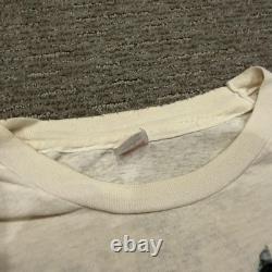 Vintage John Lennon Imagine Shirt Mens L White Hanes USA 1981 Winterland Beatles