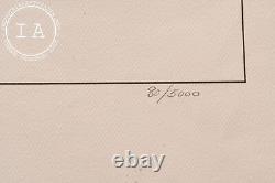 Vintage John Lennon Imagine Yoko Ono Print Stamped and Numbered