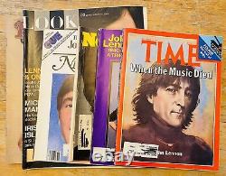 Vintage John Lennon Magazines 6 pack